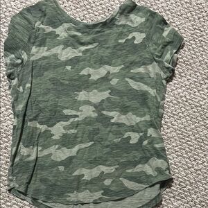 Camo Green Women's Top